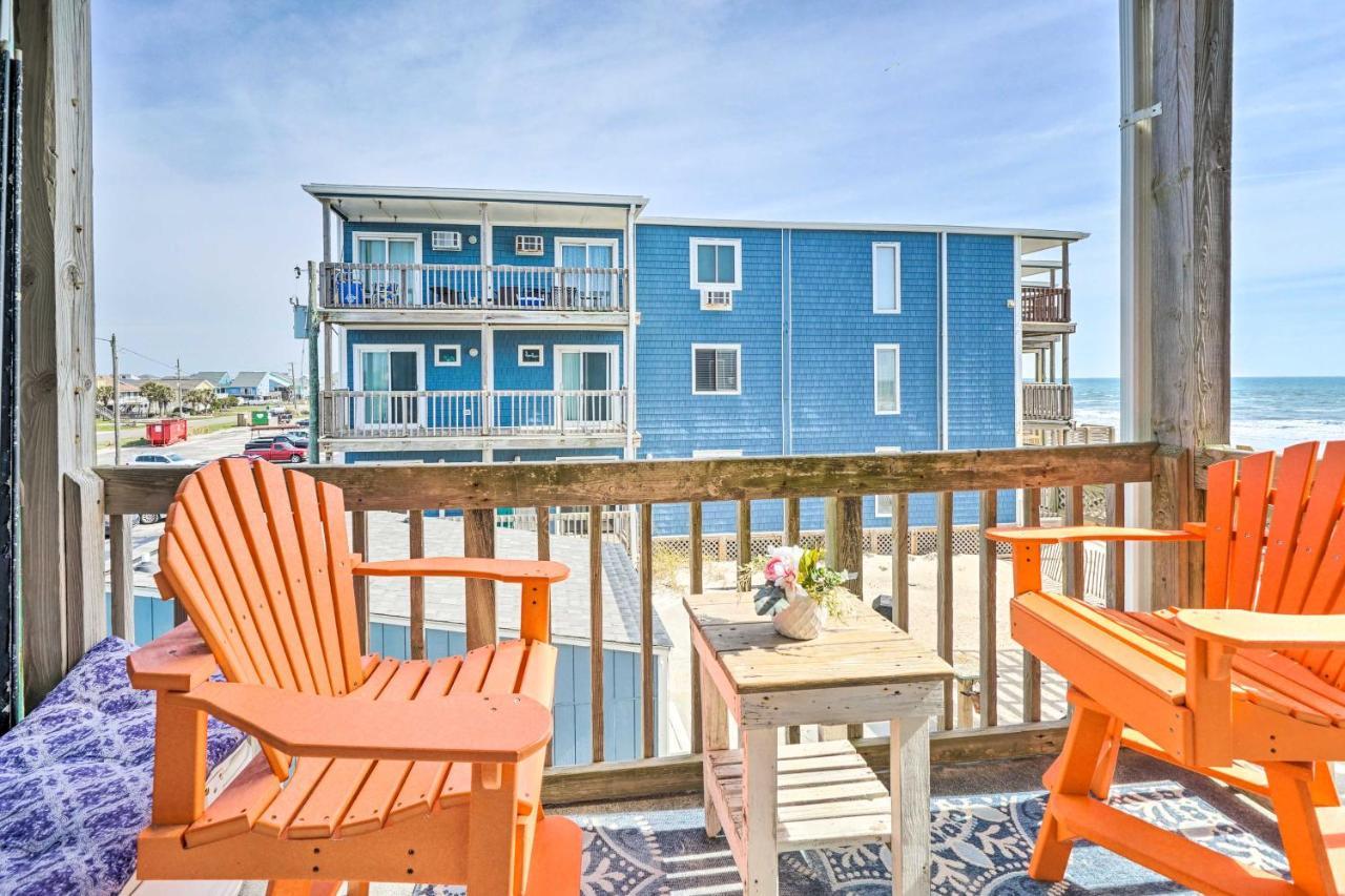 North Topsail Condo - Steps To Beach! North Topsail Beach Eksteriør bilde